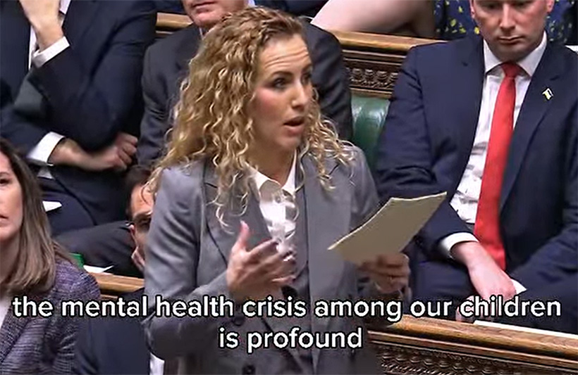 Katie speaking in House of Commons